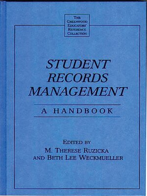 cover image of Student Records Management